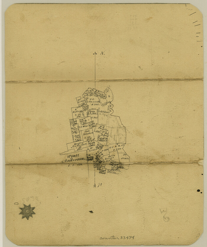 33474, Panola County Sketch File 15, General Map Collection