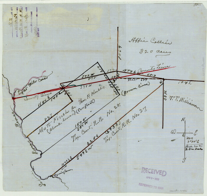 33492, Panola County Sketch File 22, General Map Collection