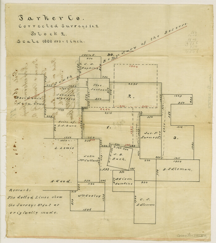 33552, Parker County Sketch File 17, General Map Collection