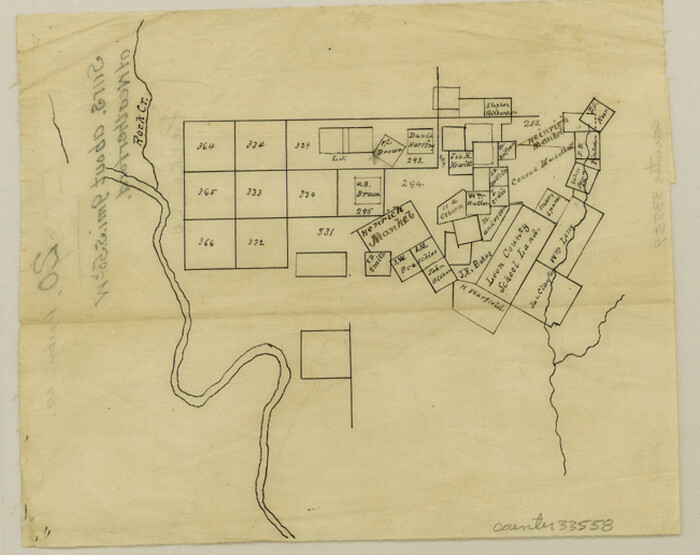 33558, Parker County Sketch File 20, General Map Collection