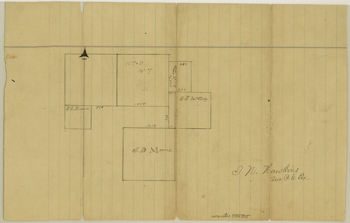 33585, Parker County Sketch File 40, General Map Collection