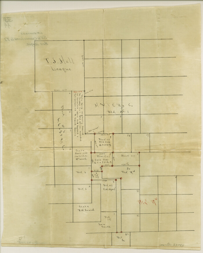 33743, Pecos County Sketch File 44, General Map Collection