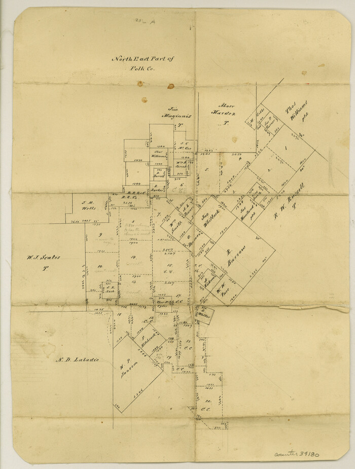 34180, Polk County Sketch File 25a, General Map Collection