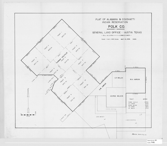 34297, Polk County Sketch File 44, General Map Collection