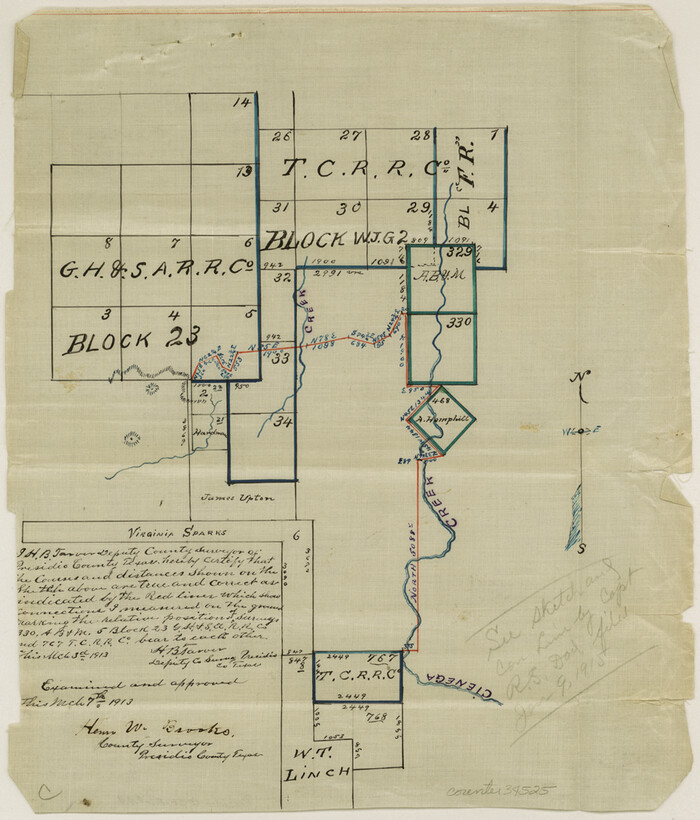 34525, Presidio County Sketch File 44, General Map Collection