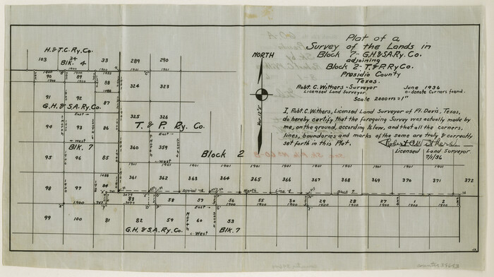34643, Presidio County Sketch File 60a, General Map Collection