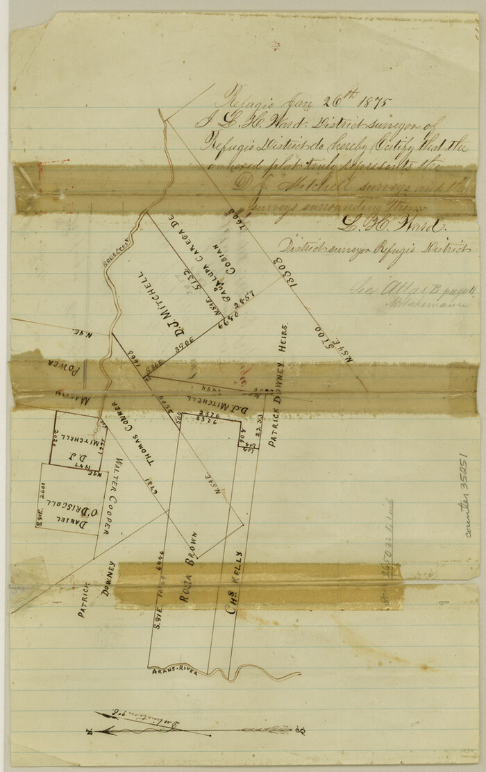 35251, Refugio County Sketch File 7, General Map Collection