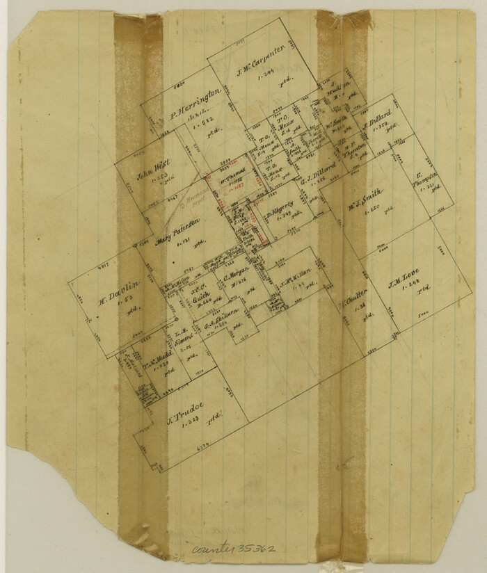 35362, Robertson County Sketch File 6, General Map Collection