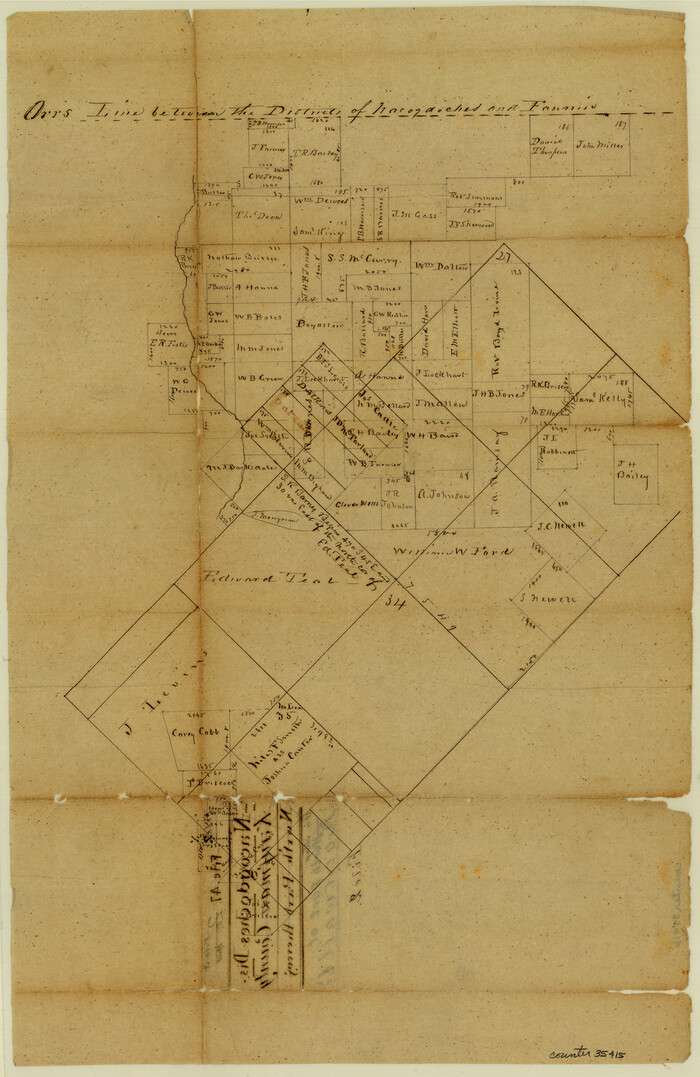 35415, Rockwall County Sketch File 2, General Map Collection