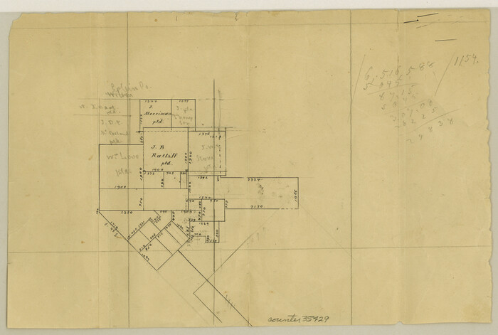 35429, Rockwall County Sketch File 8, General Map Collection