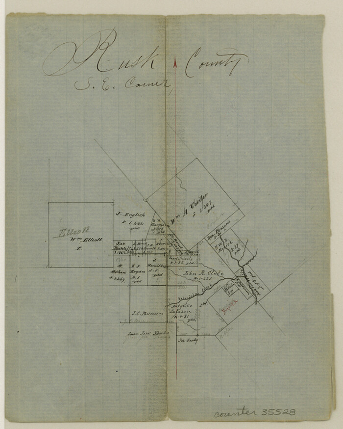35528, Rusk County Sketch File 19a, General Map Collection