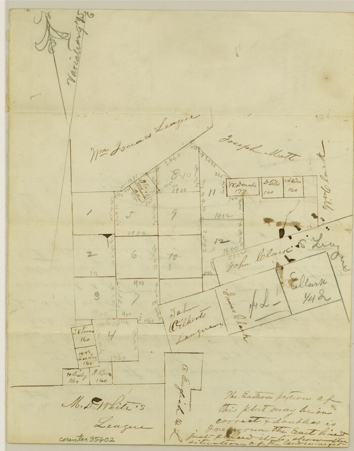 35602, Sabine County Sketch File 2, General Map Collection