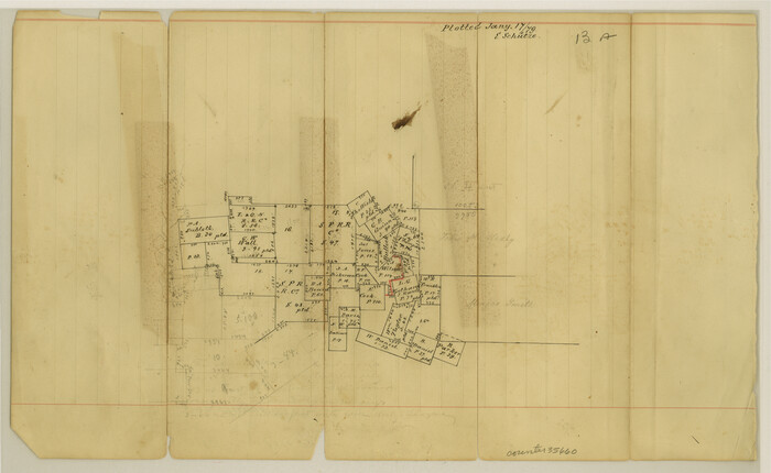 35660, San Augustine County Sketch File 13a, General Map Collection