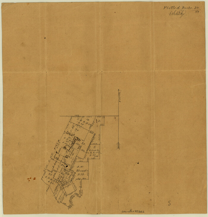 35662, San Augustine County Sketch File 14, General Map Collection