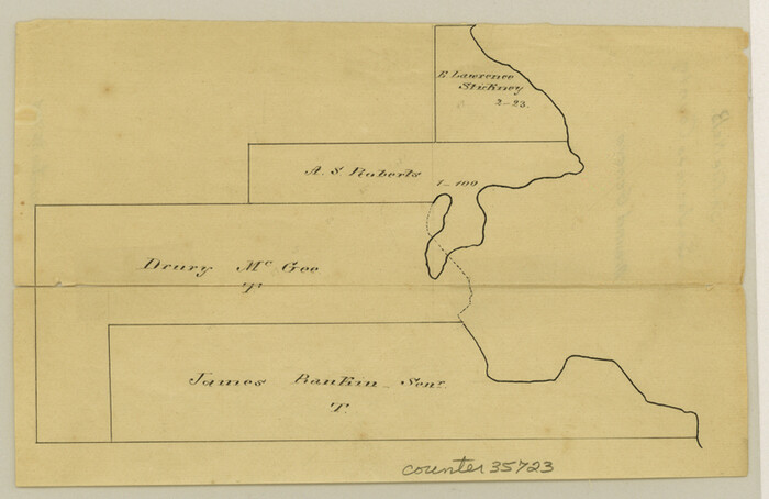 35723, San Jacinto County Sketch File 13, General Map Collection