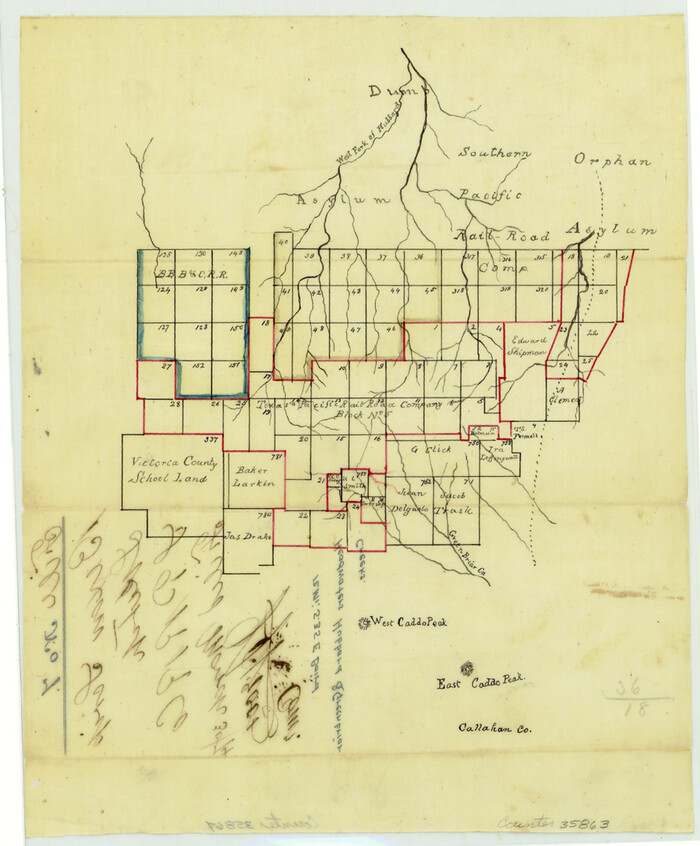 35863, Callahan County Sketch File 7, General Map Collection