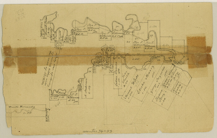 36033, San Patricio County Sketch File 5a, General Map Collection