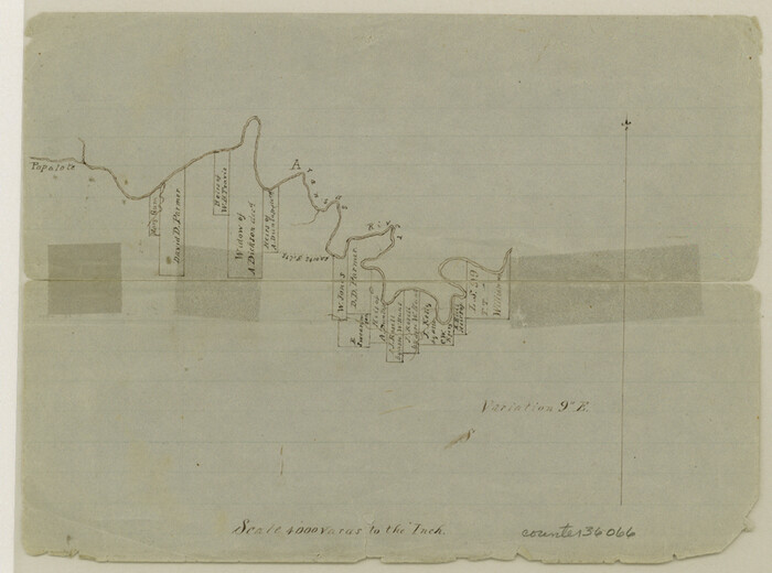 36066, San Patricio County Sketch File 18, General Map Collection