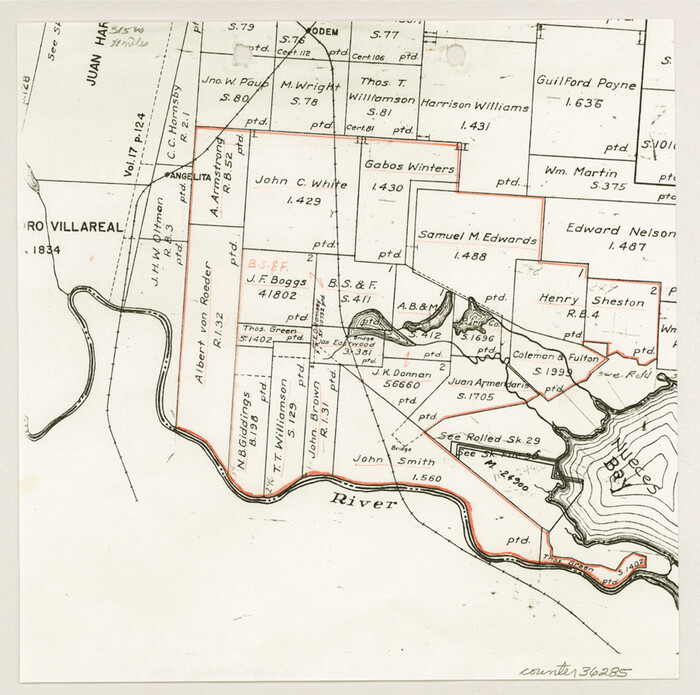 36285, San Patricio County Sketch File 48, General Map Collection