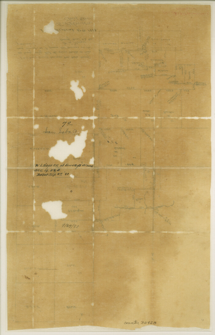 36428, San Saba County Sketch File 7a, General Map Collection