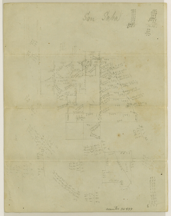 36439, San Saba County Sketch File 12, General Map Collection