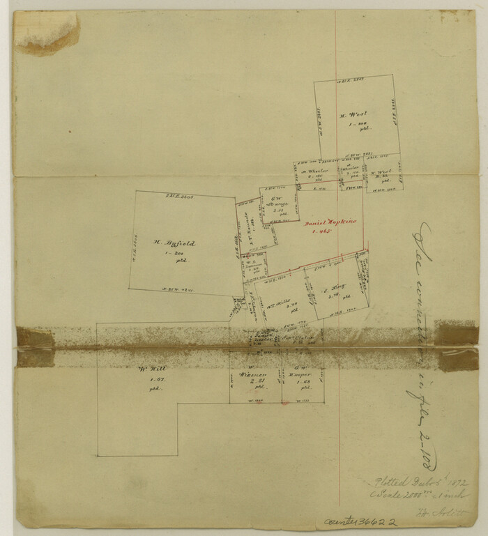 36622, Shelby County Sketch File 14, General Map Collection