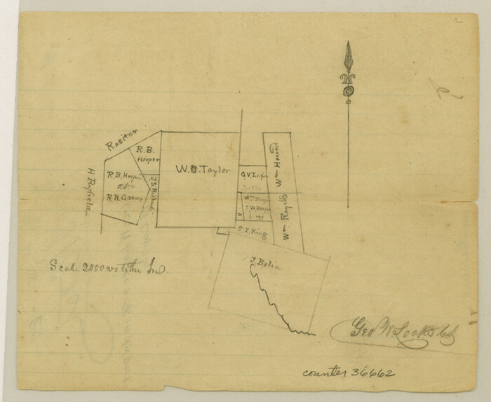 36662, Shelby County Sketch File 27, General Map Collection