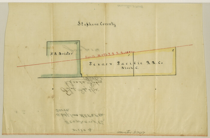 37017, Stephens County Sketch File 4, General Map Collection