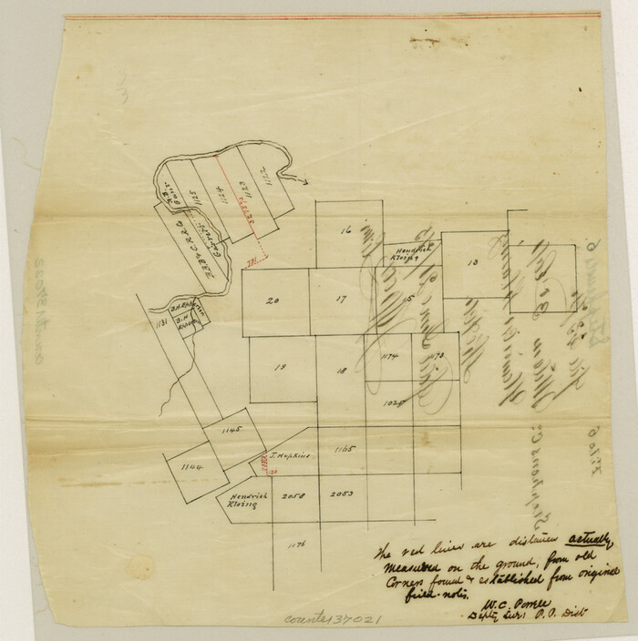 37021, Stephens County Sketch File 6, General Map Collection