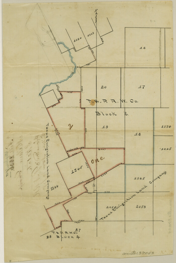37023, Stephens County Sketch File 6a, General Map Collection