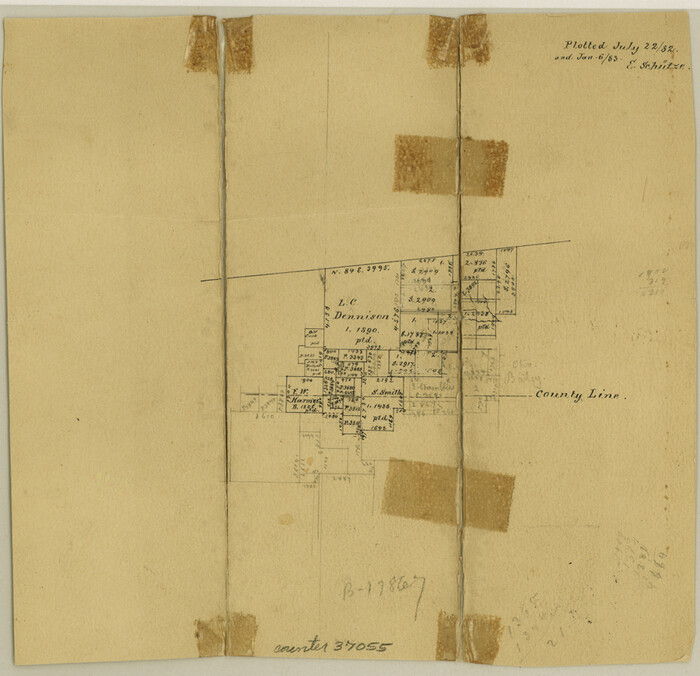 37055, Stephens County Sketch File 11, General Map Collection