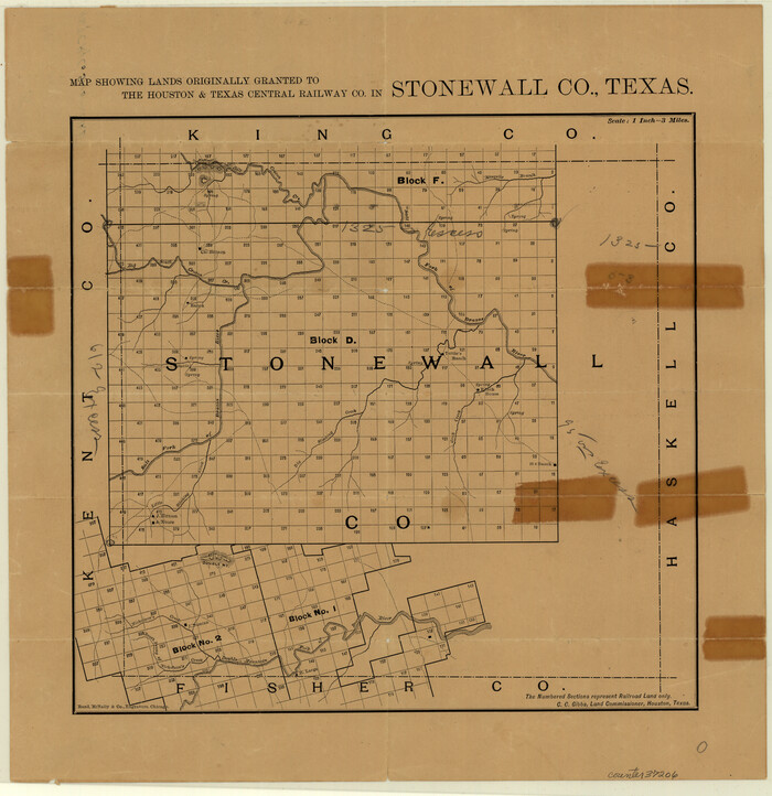37206, Stonewall County Sketch File 5, General Map Collection