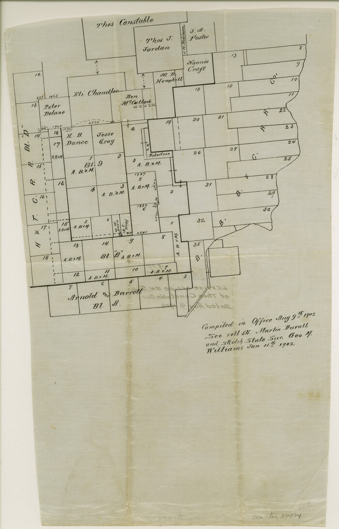 37274, Stonewall County Sketch File 17, General Map Collection