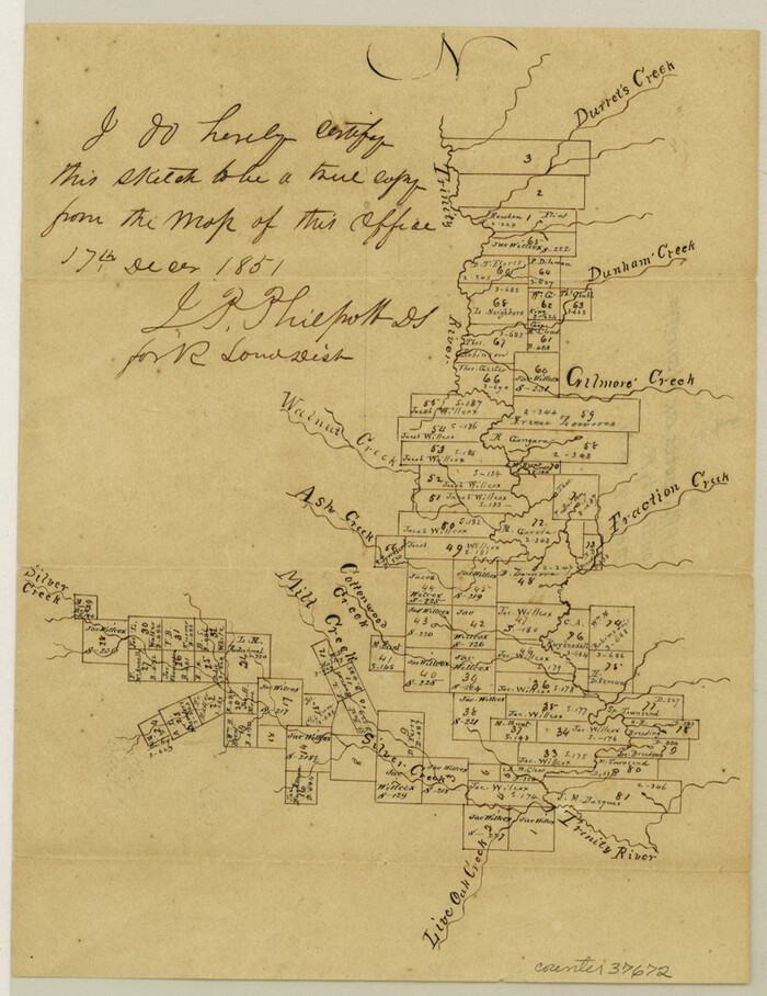 37672, Tarrant County Sketch File 1, General Map Collection