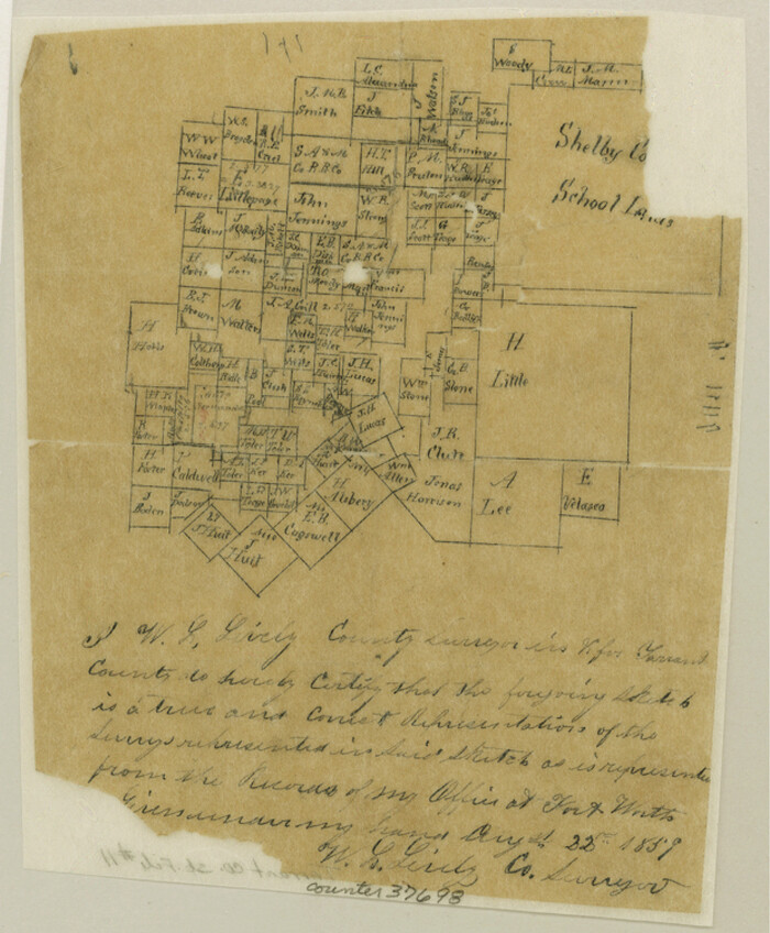 37698, Tarrant County Sketch File 11, General Map Collection