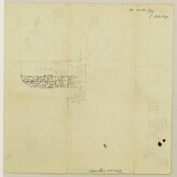 37743, Tarrant County Sketch File 28, General Map Collection