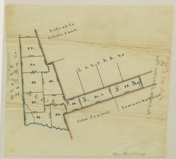 37778, Taylor County Sketch File 3, General Map Collection
