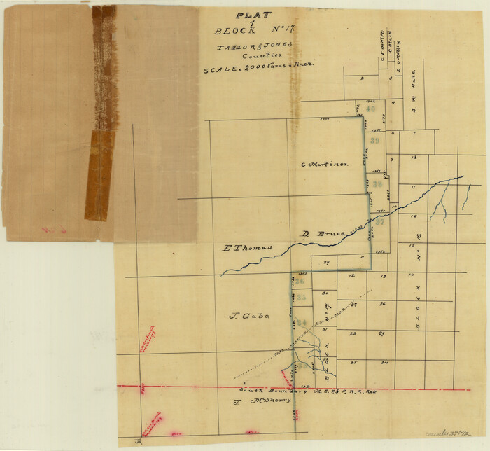 37792, Taylor County Sketch File 9, General Map Collection