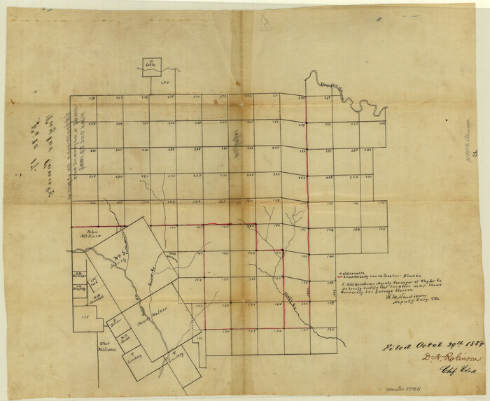 37811, Taylor County Sketch File 17, General Map Collection