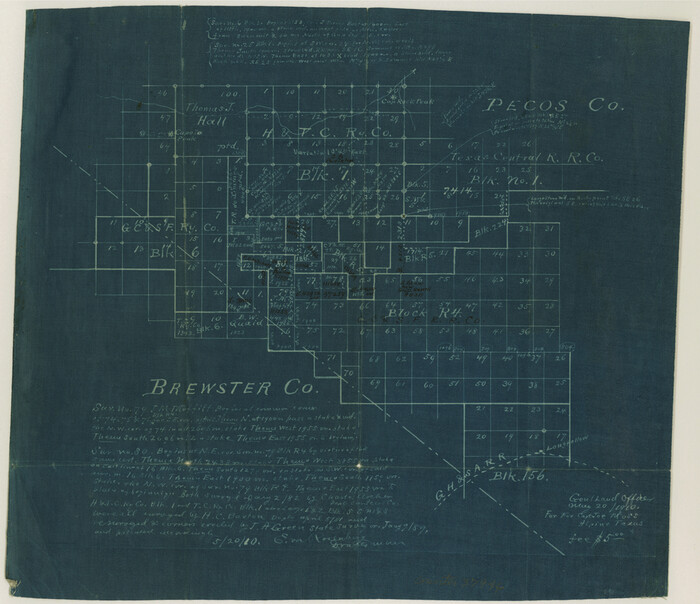 37946, Terrell County Sketch File 20, General Map Collection