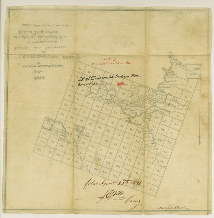 38052, Throckmorton County Sketch File 3, General Map Collection