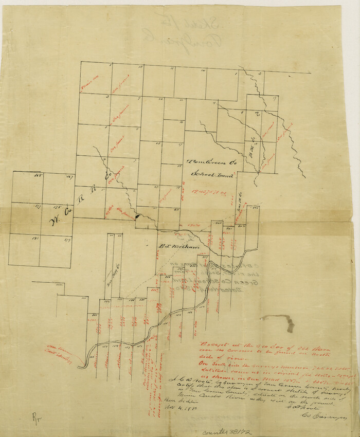 38172, Tom Green County Sketch File 15, General Map Collection