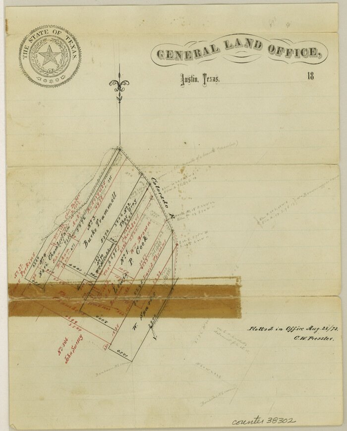 38302, Travis County Sketch File 11a, General Map Collection