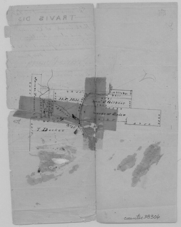 38306, Travis County Sketch File 13, General Map Collection