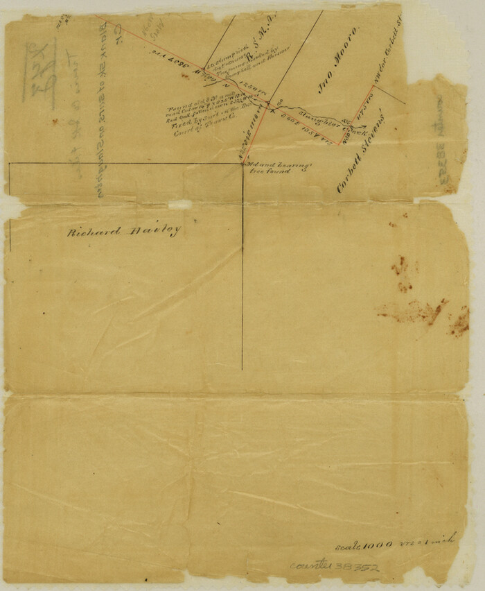 38352, Travis County Sketch File XYZ, General Map Collection