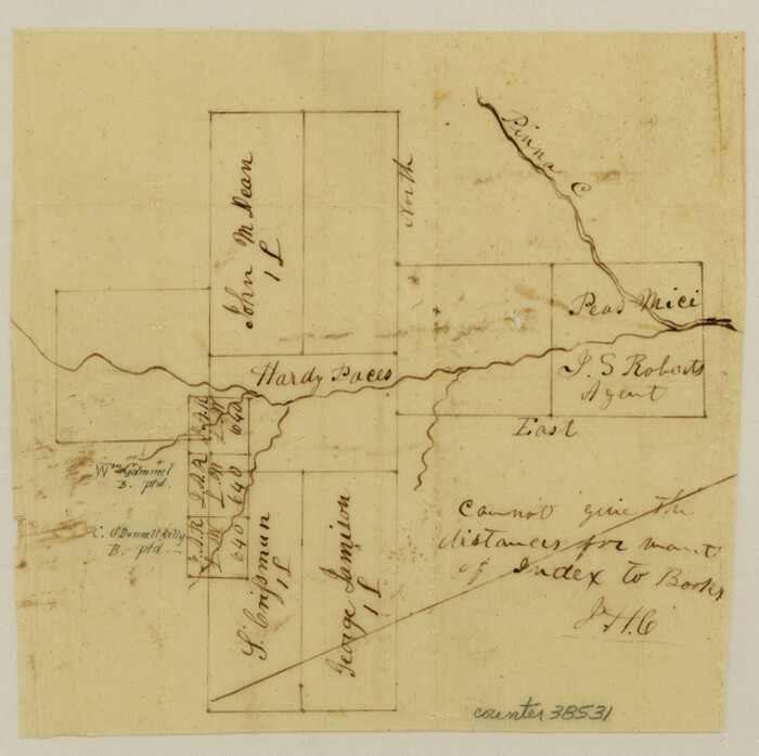38531, Trinity County Sketch File 11, General Map Collection