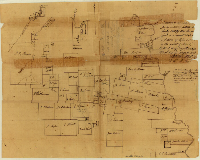 38607, Tyler County Sketch File 1, General Map Collection