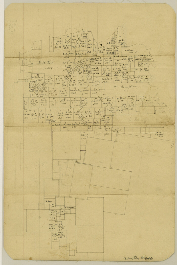 38666, Tyler County Sketch File 17b, General Map Collection