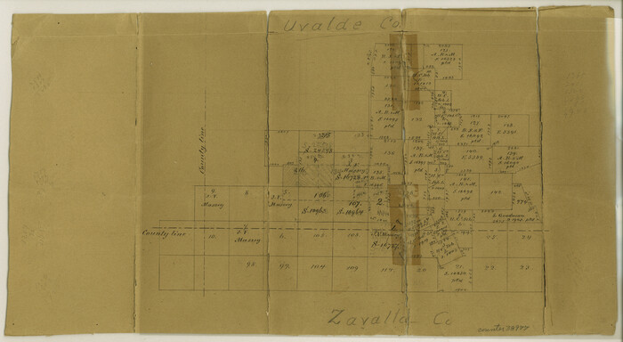 38977, Uvalde County Sketch File 12, General Map Collection