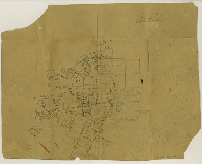 38995, Uvalde County Sketch File 16a, General Map Collection
